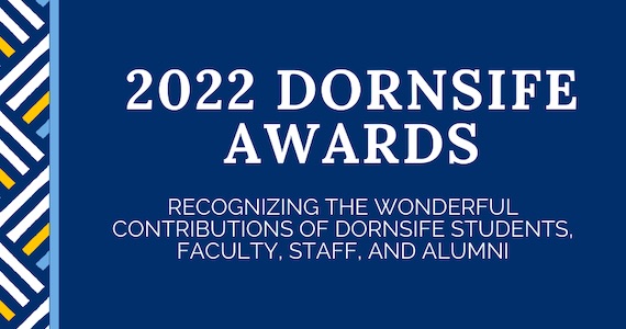 graphic reading "2022 Dornsife Awards"